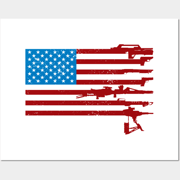 US Flag - USCM Arms - USA Wall Art by CCDesign
